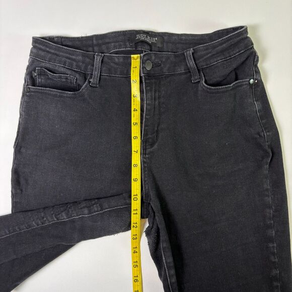 Judy Blue Skinny Jeans Women's 15/32 Black Stretch Slim Fit JB88756 Mid Rise - Picture 7 of 16
